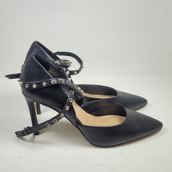 Jennifer Lopez Black Studded Women's Shoes New - Picture 7 of 15